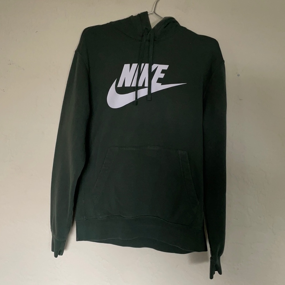 Men’s Dark Green Nike Men's Sportswear Club Fleece Hoodie size Medium